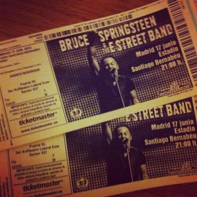 Vendo boli bic y regalo dos entradas en grada para Bruce Springsteen